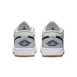 Jordan 1 Low White Neutral Grey Gum Midnight Navy