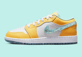 Air Jordan 1 Low Yellow White Grind
