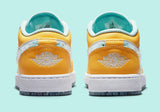 Air Jordan 1 Low Yellow White Grind
