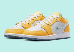 Air Jordan 1 Low Yellow White Grind