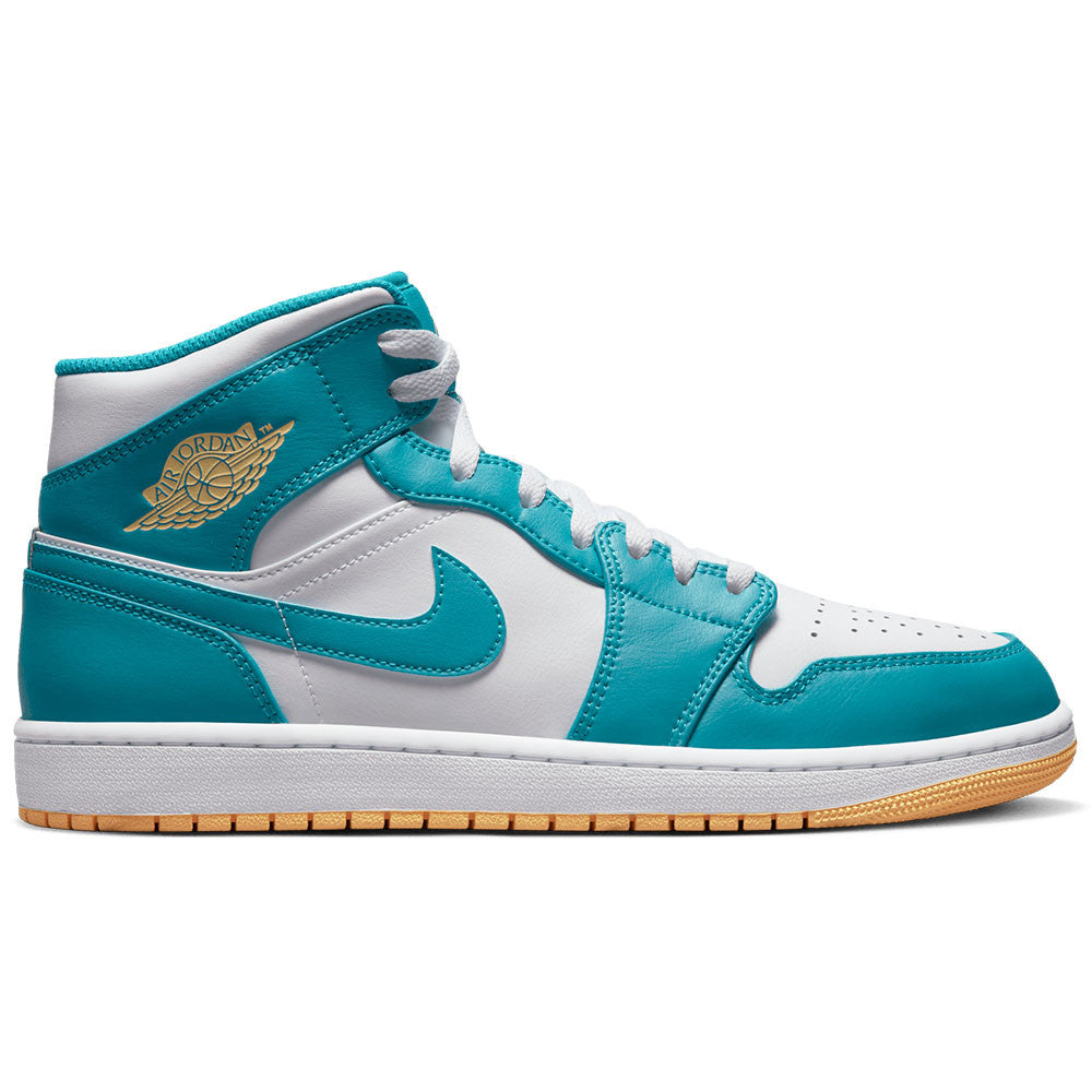 Air Jordan Men's Retro 1 Mid 'Aquatone' Sneakers