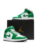 Air Jordan 1 Mid (GS) "Lucky Green"