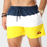 Cielo Swim Shorts Yellow White Navy Blue