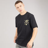 Adidas 3-Stripes Back Graphic T-Shirt Black