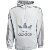 adidas Originals Mens Trefoil Logo Windbreaker Jacket Light Solar Grey