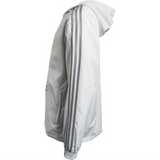 adidas Originals Mens Trefoil Logo Windbreaker Jacket Light Solar Grey