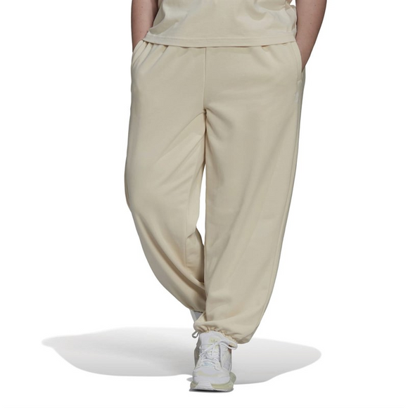 Womens Aerobic Plus Sweat Pants (Plus Size) Wonder White