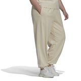 Womens Aerobic Plus Sweat Pants (Plus Size) Wonder White