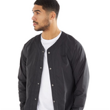 adidas Originals Mens Premium Essentials Crinkle Nylon Long-Sleeve Top Black