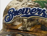 Brown New Era Milwaukee Brewers MLB Camo 9TWENTY Cap