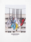 Weekend Offender Battle Lines Graphic White T-Shirt