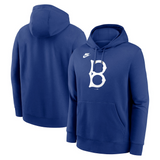 Brooklyn Dodgers Nike Cooperstown Logo Club Hoodie - Mens