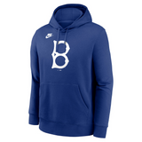 Brooklyn Dodgers Nike Cooperstown Logo Club Hoodie - Mens