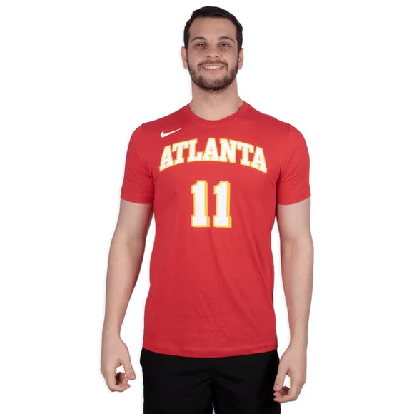 Atlanta Hawks Nike Icon Name & Number T-Shirt - Trae Young - Mens