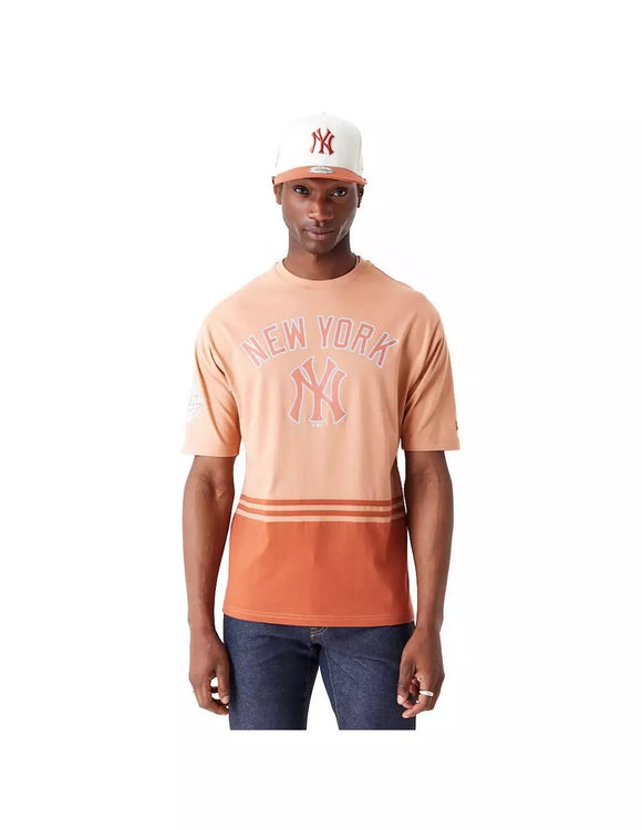 New Era Orange Front Logo Men's T-Shirt