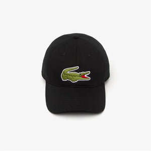 Lacoste Adjustable Cotton Twill Cap in Orange