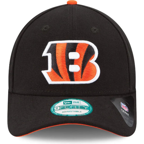 New Era Cincinnati Bengals NFL 9FORTY The League Adjustable Black Curved Cap