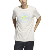 adidas Change Through Sports Earth Graphic T-Shirt in Natural