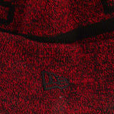 New Era Chicago Bulls Jake Cuff Knit Bobble Hat in Red