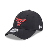 Chicago Bulls NBA Black 9FORTY Adjustable Cap