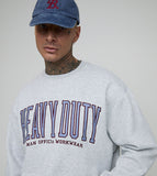 BoohooMAN Tall Heavy Duty Varsity Oversized Sweatshirt