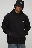 boohooMAN Black Oversized Limited Edition Hoodie