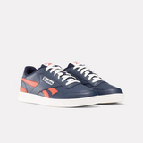 Reebok Court Advance Clip Trainers in Navy Red