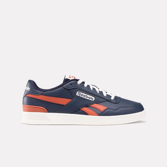 Reebok Court Advance Clip Trainers in Navy Red