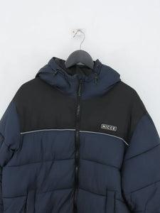 Nicce Men's Coat Blue Polyamide with Polyester Jacket