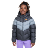 Nike Sportswear Synthetic Kids Grey Casual Style Jacket