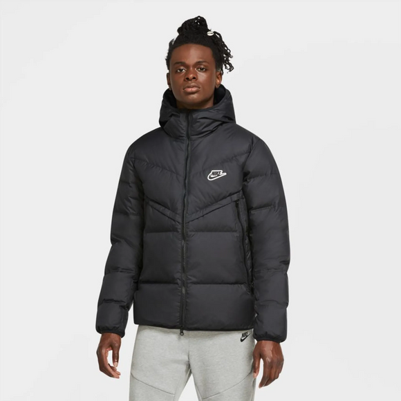 Nike NSW Windbreaker Down Jacket - Black/White