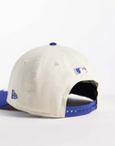 New Era LA Dodgers 9forty M crown cap in cream/blue