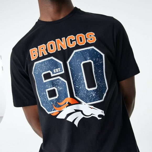 Denver Broncos NFL Wordmark Black T-Shirt