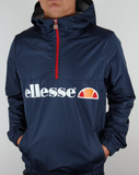 Ellesse 1/2 Zip Hooded Jacket Navy