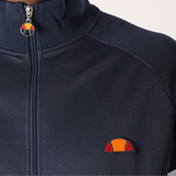 Ellesse Rimini Navy Blue Burgundy Zip-Up Jacket