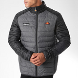Ellesse Tartaro Grey Heather Black Down Jacket