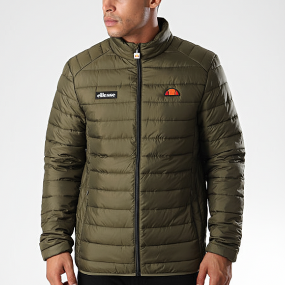Ellesse Lombardy Down Jacket Khaki Green