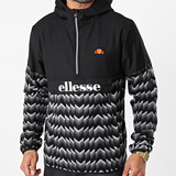 She Zipped Neck Hooded Sweatshirt Freccia Black