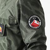 Ellesse Mont 2 Tie Dye Zip Neck Windbreaker Khaki Green