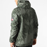 Ellesse Mont 2 Tie Dye Zip Neck Windbreaker Khaki Green