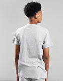 Ellesse Kids Canterno T-Shirt Grey Marl - Terraces Menswear
