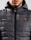 Ellesse Lombardy Puffer Jacket Dark Grey Marl