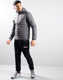 Ellesse Lombardy Puffer Jacket Dark Grey Marl
