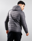 Ellesse Lombardy Puffer Jacket Dark Grey Marl