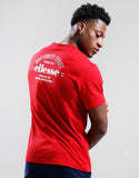 Ellesse Strupper T-Shirt Dark Red