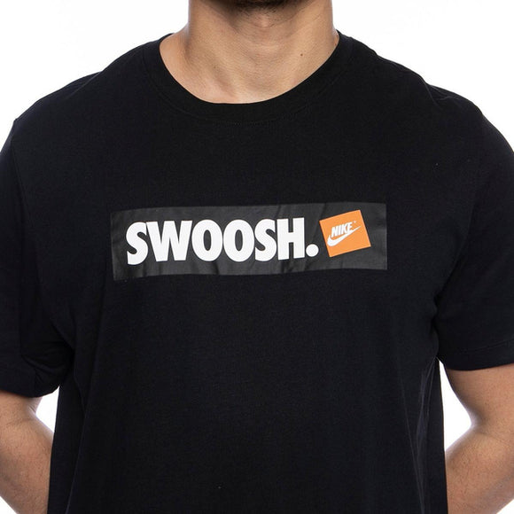 Nike T-shirt Tee Swoosh BMPR STKR black