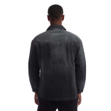 adidas Originals Essentials+Dye Coach Overshirt in Black