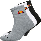 Ellesse 3 Pack Quarter Socks Multi