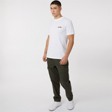 Ellesse Mens Benzina Heritage Back Logo T-Shirt White