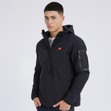 Ellesse Mens Angiolo Hybrid Half Zip Jacket Black
